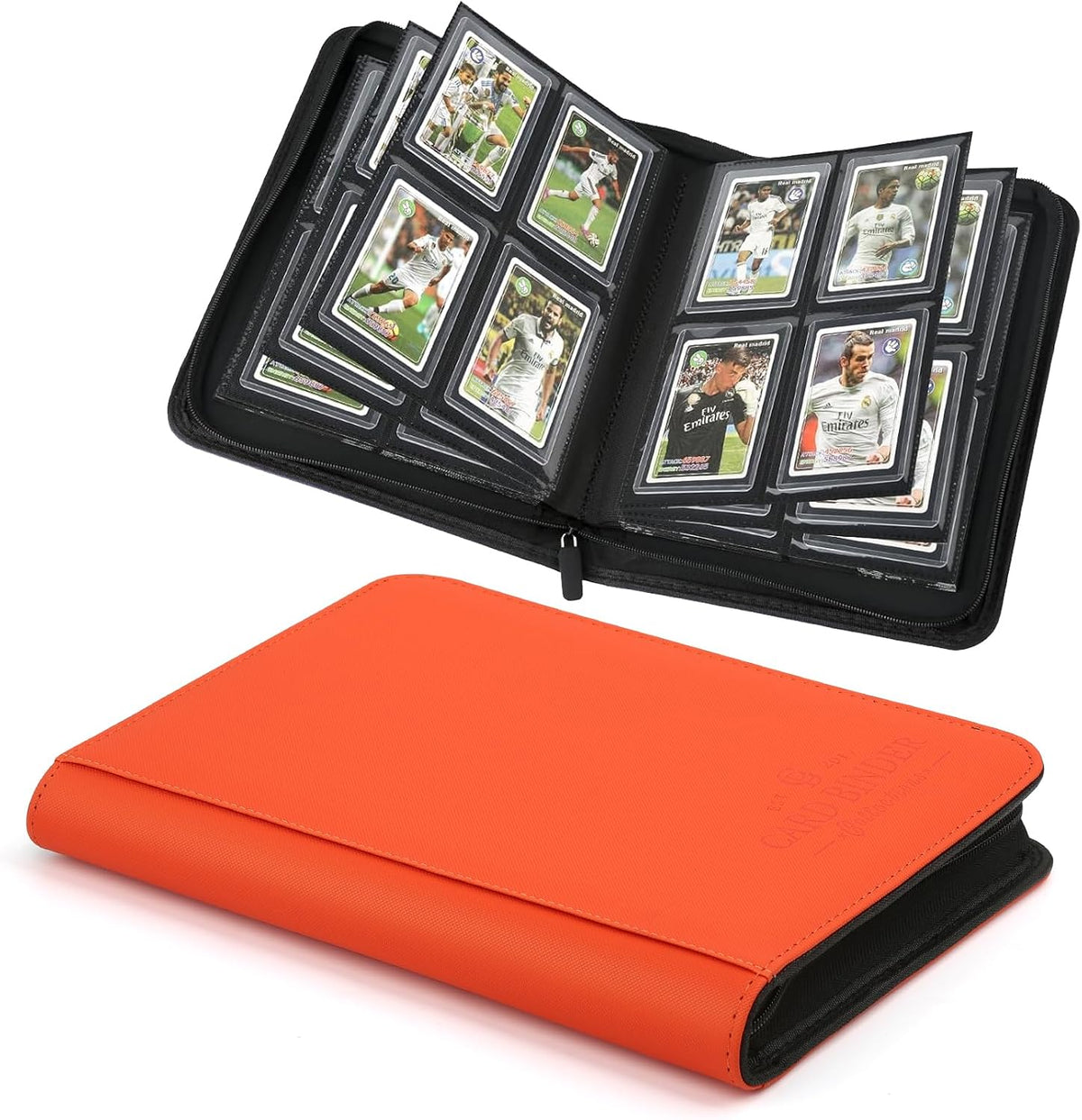 Toploader Binder,Toploader Hard Cases, 9-Pocket Pages Sleeves Hold up 288 Cards.Toploader Card Binder with Sleeves for "3x4" rigidCard Holder(black) - Image 15