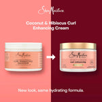 Shea Moisture styling cream jar open showing rich texture