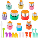 Nifogo Sandwich Cutter for Kids Lunch 22 Pcs (LARGE) - Image 13
