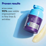 Bliss Retinol Serum packaging details and anti-aging benefits