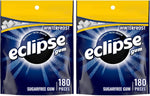 Eclipse Winterfrost mint gum bag showcasing the eight point eight ounce weight