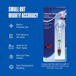 Penn-Plax mercury free thermometer floating in water