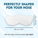 BLOOMORA Nose Pore Strips peeling process illustration