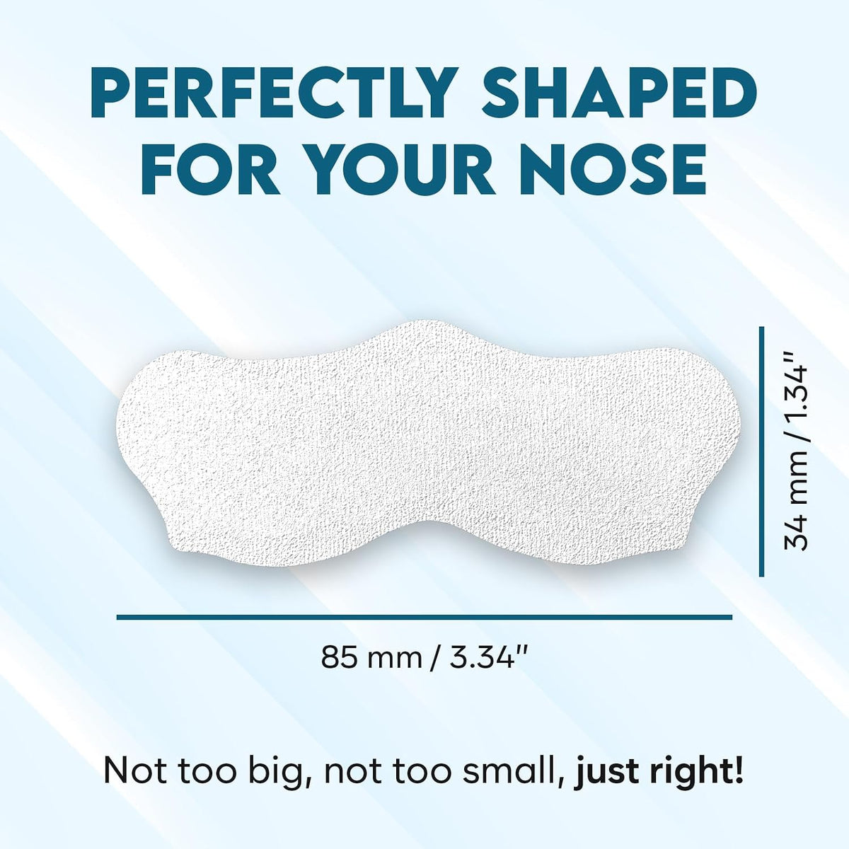 BLOOMORA Nose Pore Strips peeling process illustration
