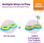 Catstages Infinity Ball Track base foam feet detail