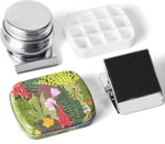 Qianshan portable travel watercolor palette front view