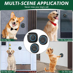 Dog Door Bell for Potty Training, Smart Wireless Doggie Doorbell to Go Outside, 1000 Feet Long Range with IP65 Waterproof Super-Light Touch Button, 60 Melodies & Adjustable Volume (2 Button) - Image 7