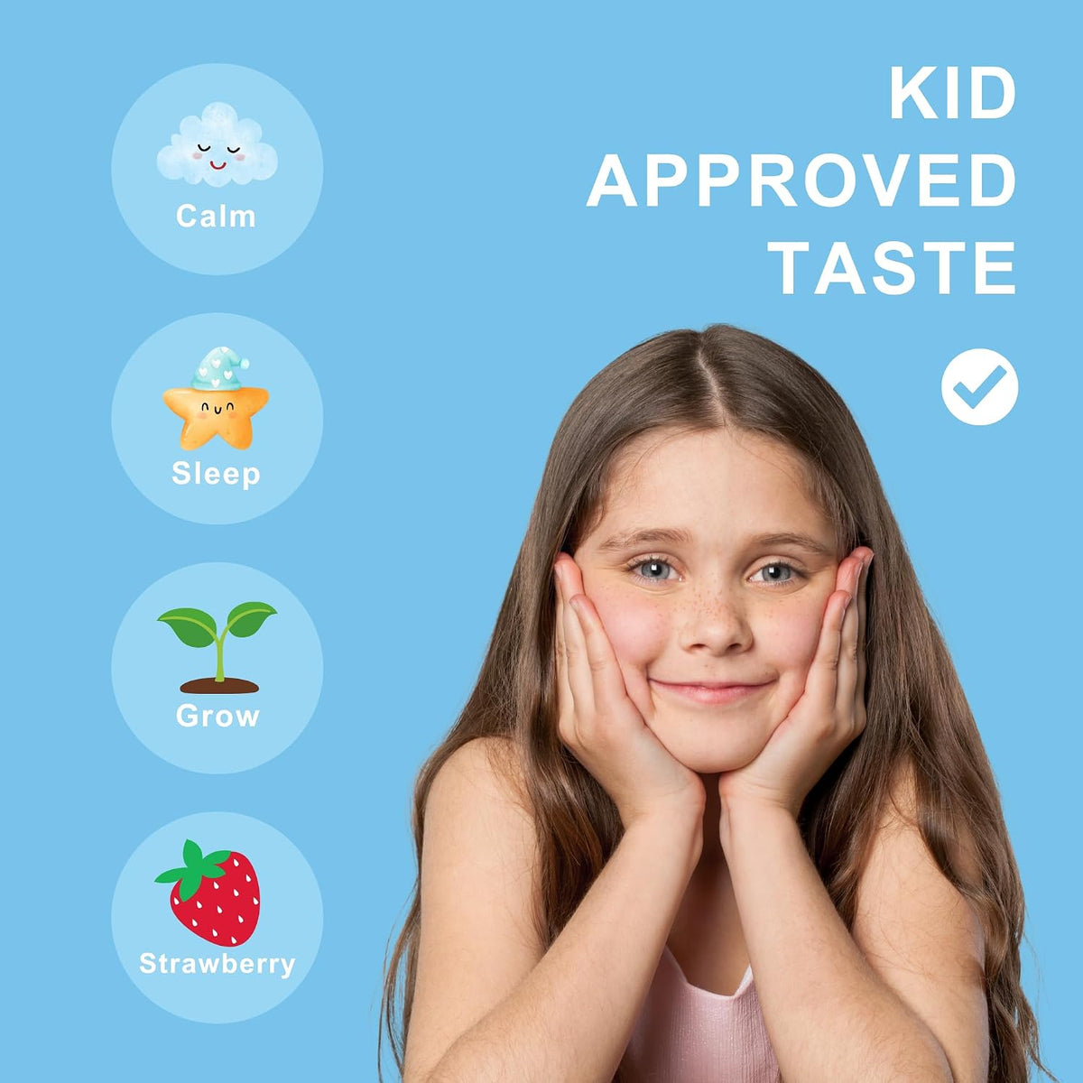 Micro Ingredients kids magnesium gummies packaging and count