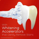 Colgate Visible White sparkling mint toothpaste active ingredient highlights