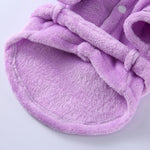 Folded Petyoung quick drying pet towel for travel