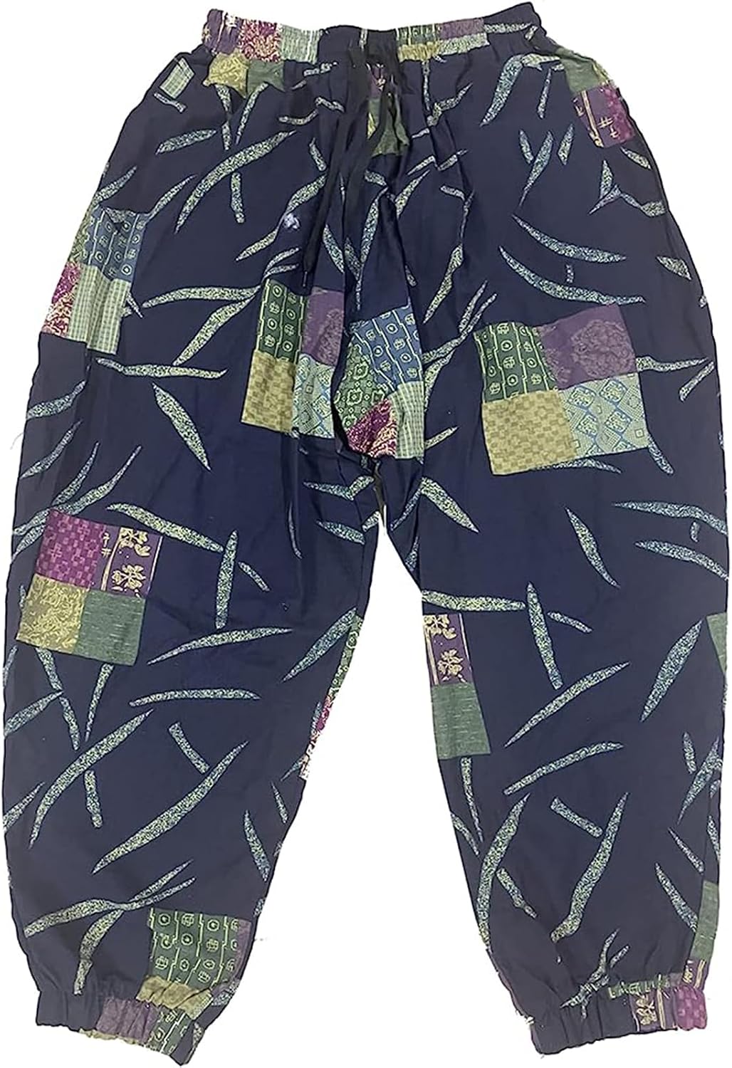 Detailed view of elastic ankle cuffs and functional pockets