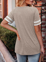 Angerella Casual Summer Tops for Women V Neck T Shirts Short Sleeve Tunic Tops Loose Fit - Image 9