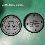 EverNary dog bell button being used by a puppy