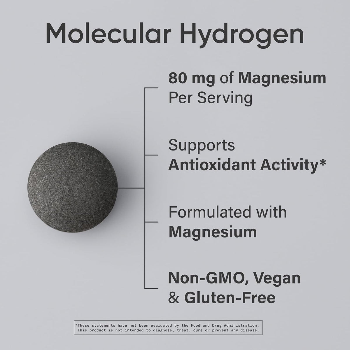 Sports Research H2 water enhancer tablets fast dissolve antioxidant supplement details.
