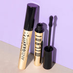 Milani castor oil infused black mascara side view display