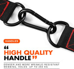HPYGN replacement gym handle set in red color variant