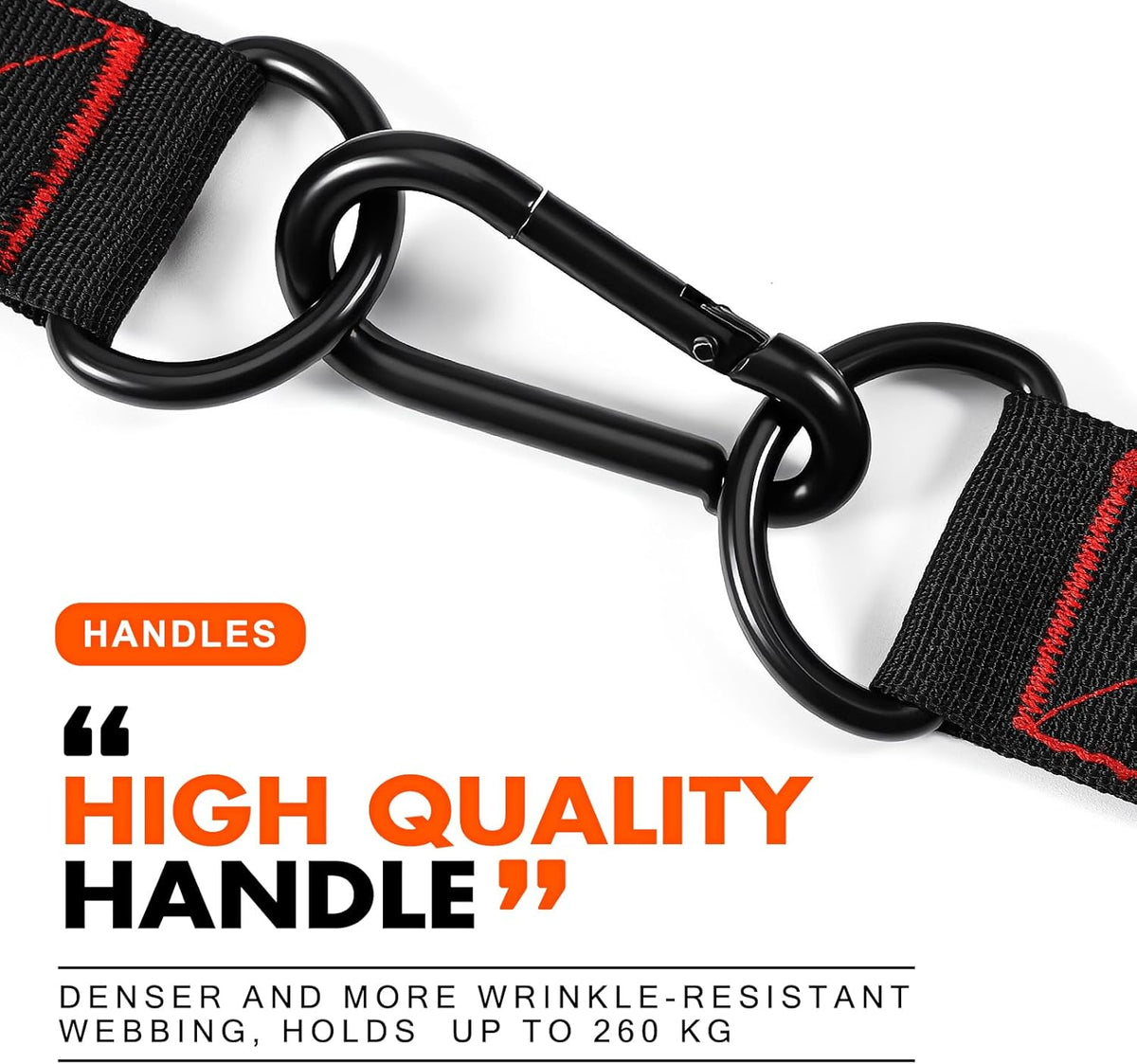 HPYGN replacement gym handle set in red color variant
