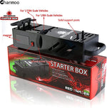 Chanmoo 1/10 scale nitro starter box top plate and rubber wheel