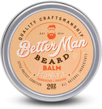 Better Man Beard Balm container back view details