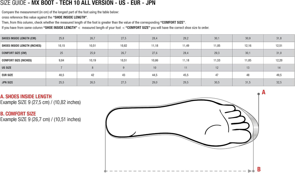 Alpinestars high-performance motocross boot perforated shinplate detail
