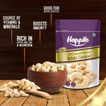 Premium whole cashew nuts pile lifestyle photography