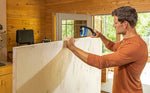Ergonomic foam padded handle of Kreg panel carrier