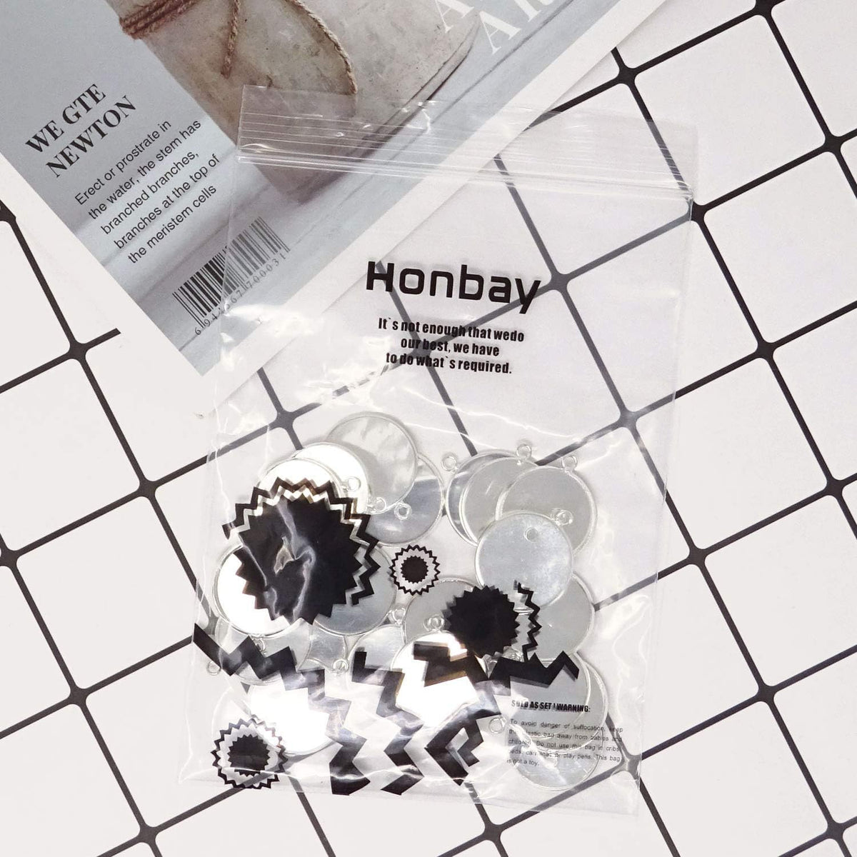 Honbay brass jewelry findings and charm bases