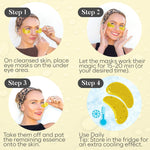 Bloomora eye masks texture and moisture view