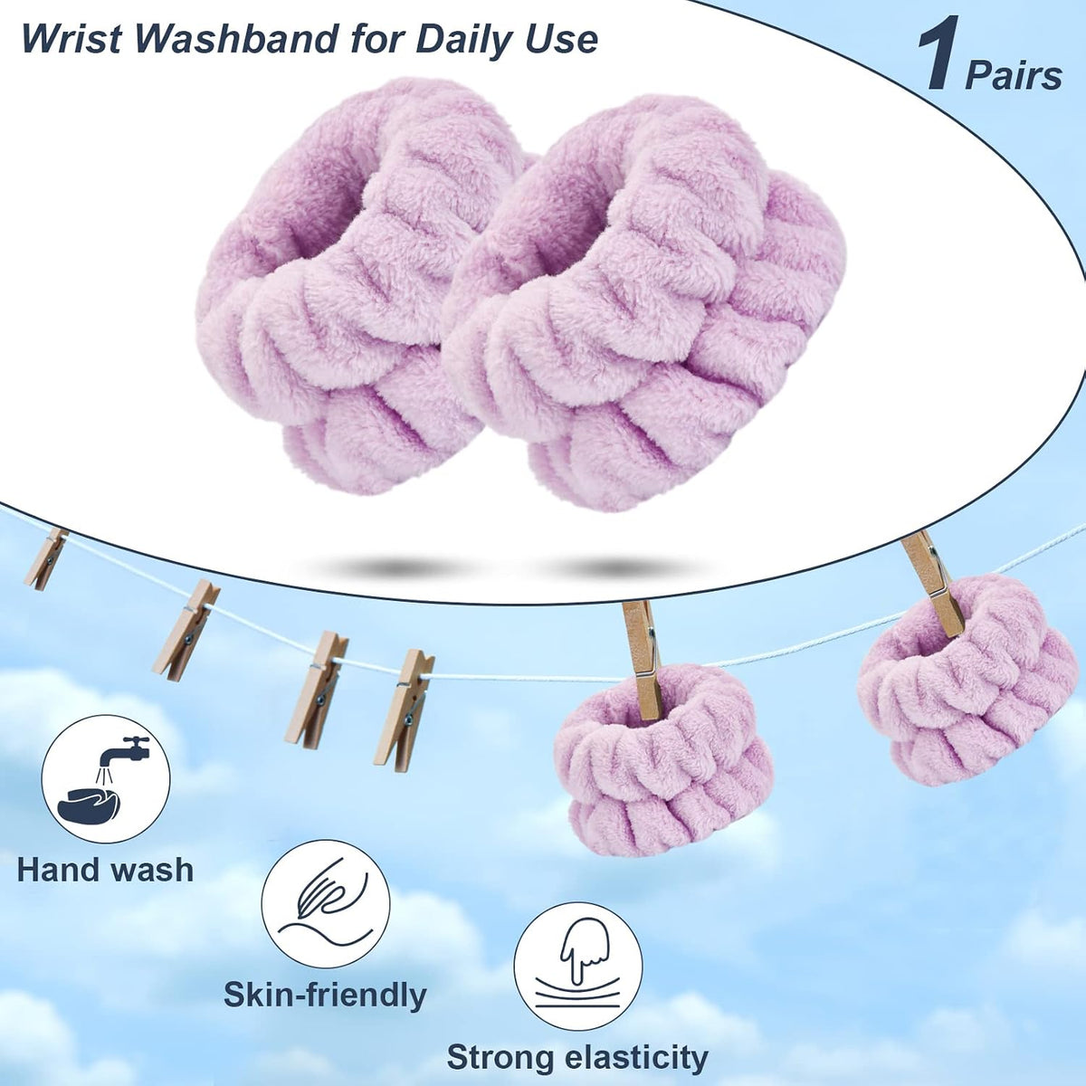 Dorbetar wrist towels packaging and pair display