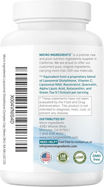 Micro Ingredients liposomal complex 120 capsules full product display