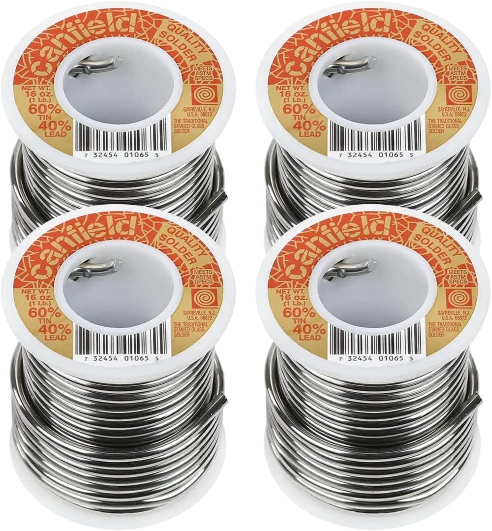 Canfield stained glass craft solder wire spool genuine product view