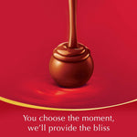 Lindt Lindor chocolate truffles texture display