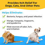 Ketoconazole and chlorhexidine pet wipes packaging details