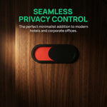 MAGICLULU restroom privacy slider showing red occupied state