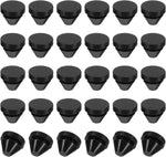 PATIKIL 4mm Diameter Silicone Round Snap, 30 Pcs in Type Locking Furniture Hole Plug Button Protective Cover Cap Head Fit for 2.5-4mm Hole for Seal Bulkhead Cylinder Hole, Black - Image 11