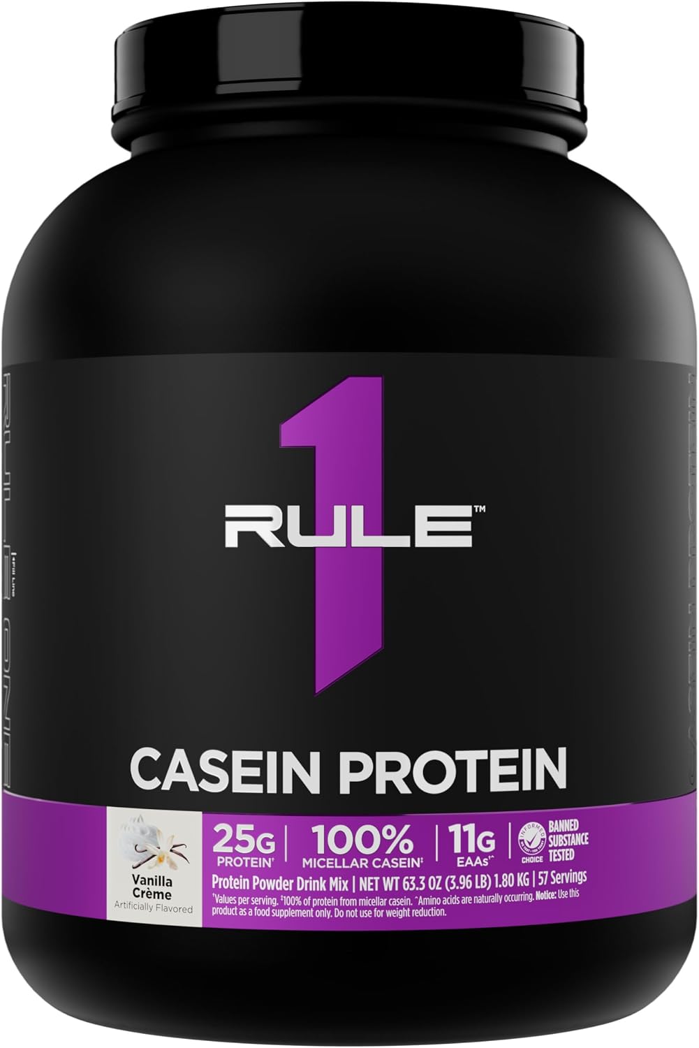 Rule 1 Proteins Casein Protein, Chocolate Fudge, 52 Servings | 25g Protein and 11g EAAs Per Serving from Slow-Release Micellar Casein for Overnight Recovery and Sustained Delivery - Image 10