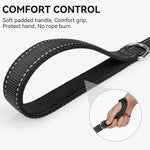 Joytale six feet dog lead double sided reflective stitching night safety.