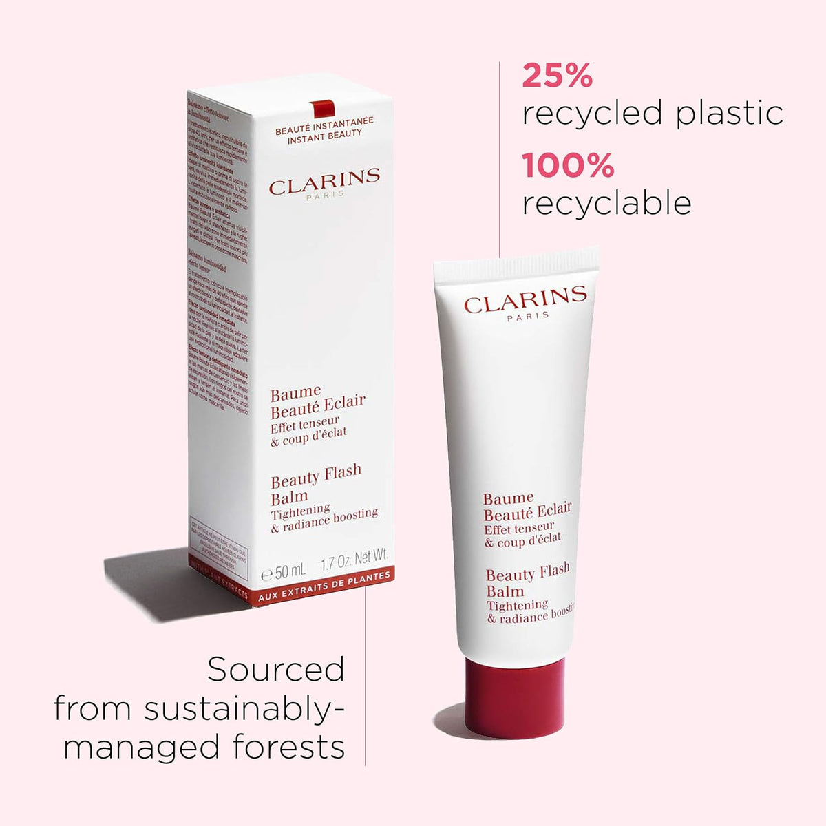 Clarins Beauty Flash Balm travel size display