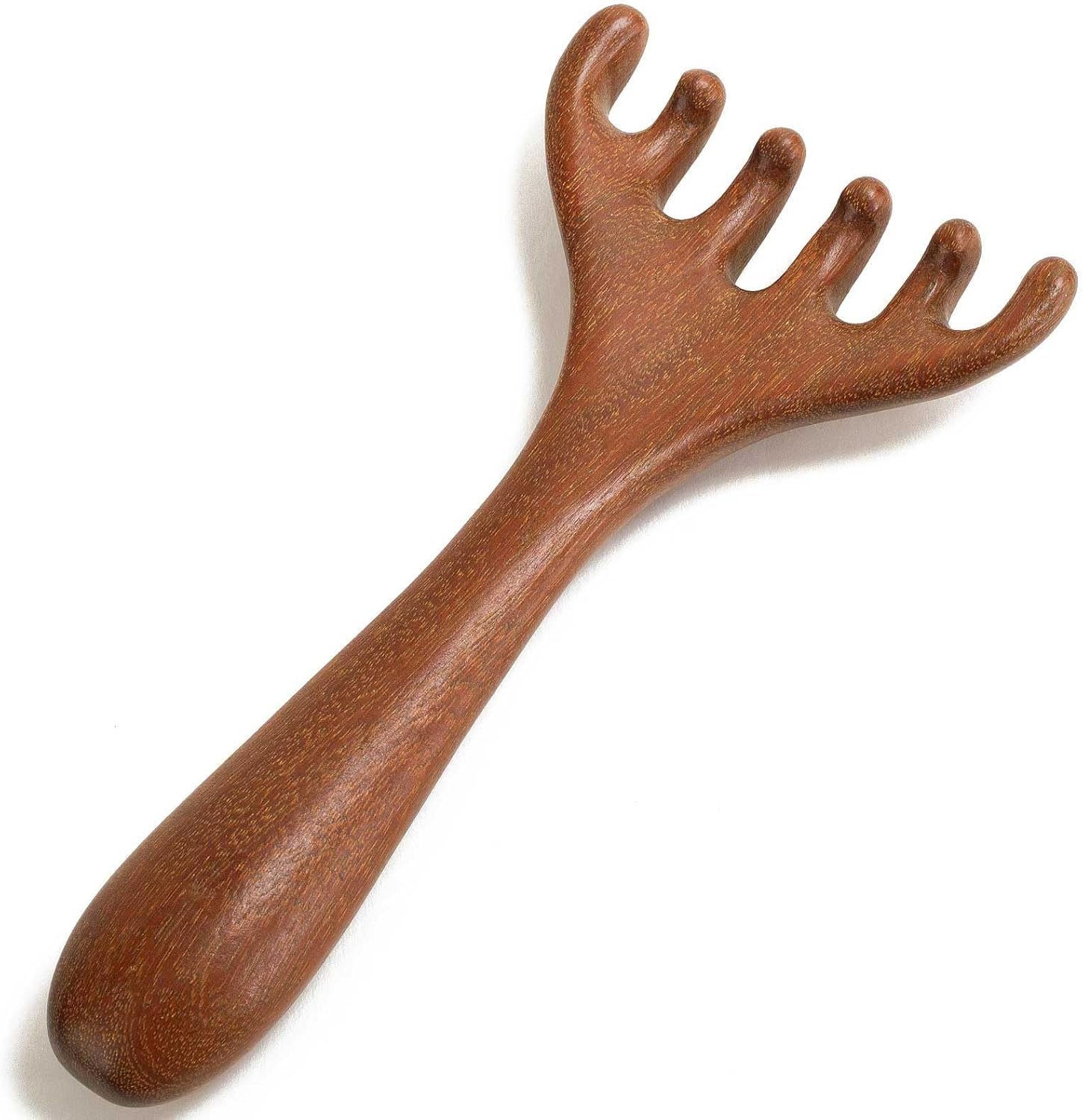 Moreinday Scalp Massage Tool, Head Massager Scalp, Massage Comb for Gua Sha, Wooden Foot Massage Tool - Sandalwood - Image 1