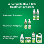 Eight ounce bottle of Advantage feline parasite protection treatment