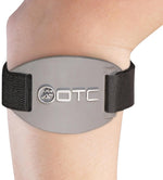 OTC forearm compression strap front view in graphite color