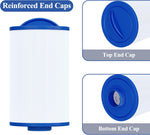 Cryspool filter cartridge bottom view with male thread MPT connector