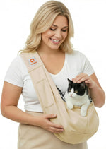 Tomkas Small Dog Sling Carrier - Classic Pocket & Classic Strap - Wrap Carrier - for 3-10 lbs Pets(Black) - Image 15