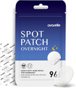 Close up view of Avarelle clear cover hydrocolloid patch texture on skin
