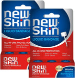 New-Skin Liquid Bandage front view bottle showing 1 fluid ounce first aid antiseptic packaging.