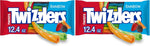 A bowl filled with colorful TWIZZLERS Rainbow Licorice style candy for party snacking