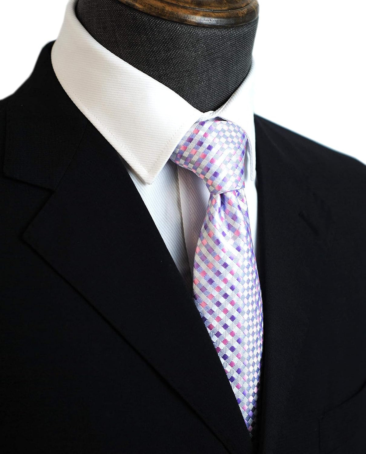 Zenxus 4-pack neckties close-up of fabric texture