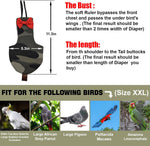 XQIGI protective breathable bird costume bundle with disposable liners