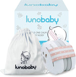 Lunobaby pink baby ear protection flat lay