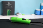 Premium USA imported Andis professional dog clipper packaging and included accessories.